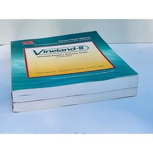 Vineland-II adaptive behavior scales teacher rating parent survey form manuals 2